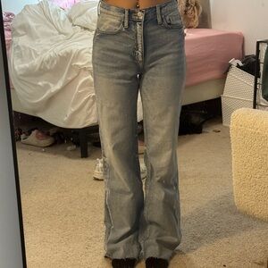 Fashion Nova Light Blue Flare Jeans